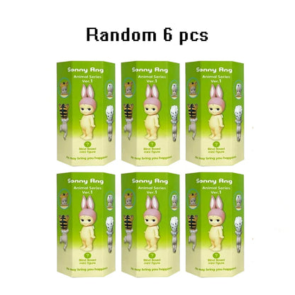 Angel Hippers Animal Blind Box Anime Figures Cute Doll Toy Office and Room Decor Doll Toy Children's Birthday Surprises Bag Gift Beauty World Shop