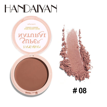 8 Color Matte Face Pressed Powder 24 Hours Oil Control Natural Setting Powder Foundation Full Coverage Waterproof Lasting Makeup Beauty World Shop