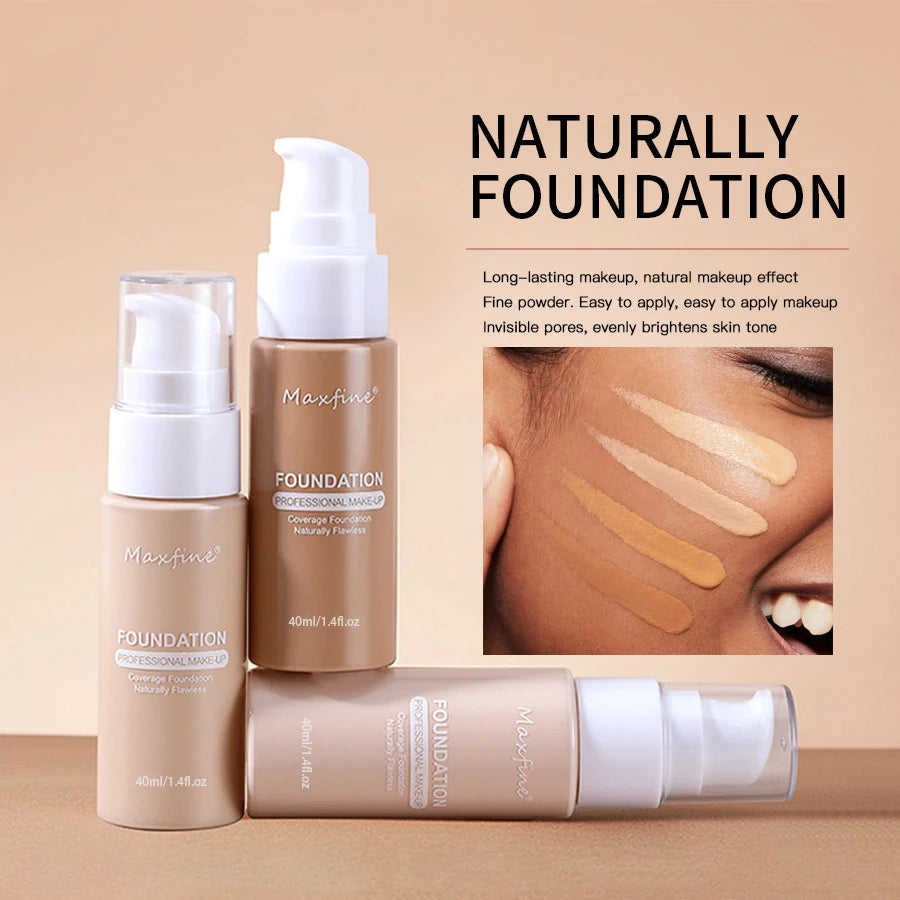 Liquid Foundation Effective Concealer Waterproof Sweat-resistant Makeup Professional Cosmetics Beauty World Shop