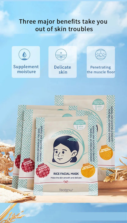 Fadinne Rice Mask — Hydrating, Moisturizing, and Water-Locking Formula for Soft and Supple Skin Beauty Trend Shop