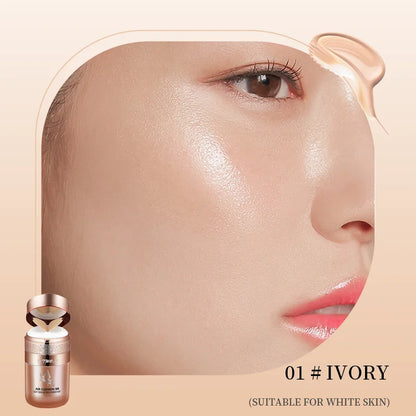 Air Cushion BB Cream Moisturizing Foundation Concealer Whitening Oil-control Waterproof Butterfly Powder Puff  Makeup Cosmetics Beauty World Shop