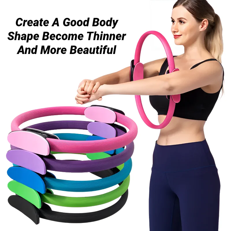 Yoga Fitness Ring Circle Pilates Women Girl Exercise Home Resistance Elasticity Workout Pelvic Floor Muscle Postpartum Training Beauty World Shop
