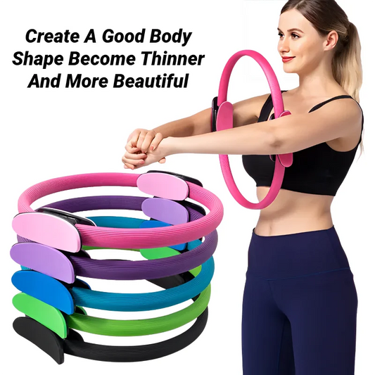 Yoga Fitness Ring Circle Pilates Women Girl Exercise Home Resistance Elasticity Workout Pelvic Floor Muscle Postpartum Training Beauty World Shop