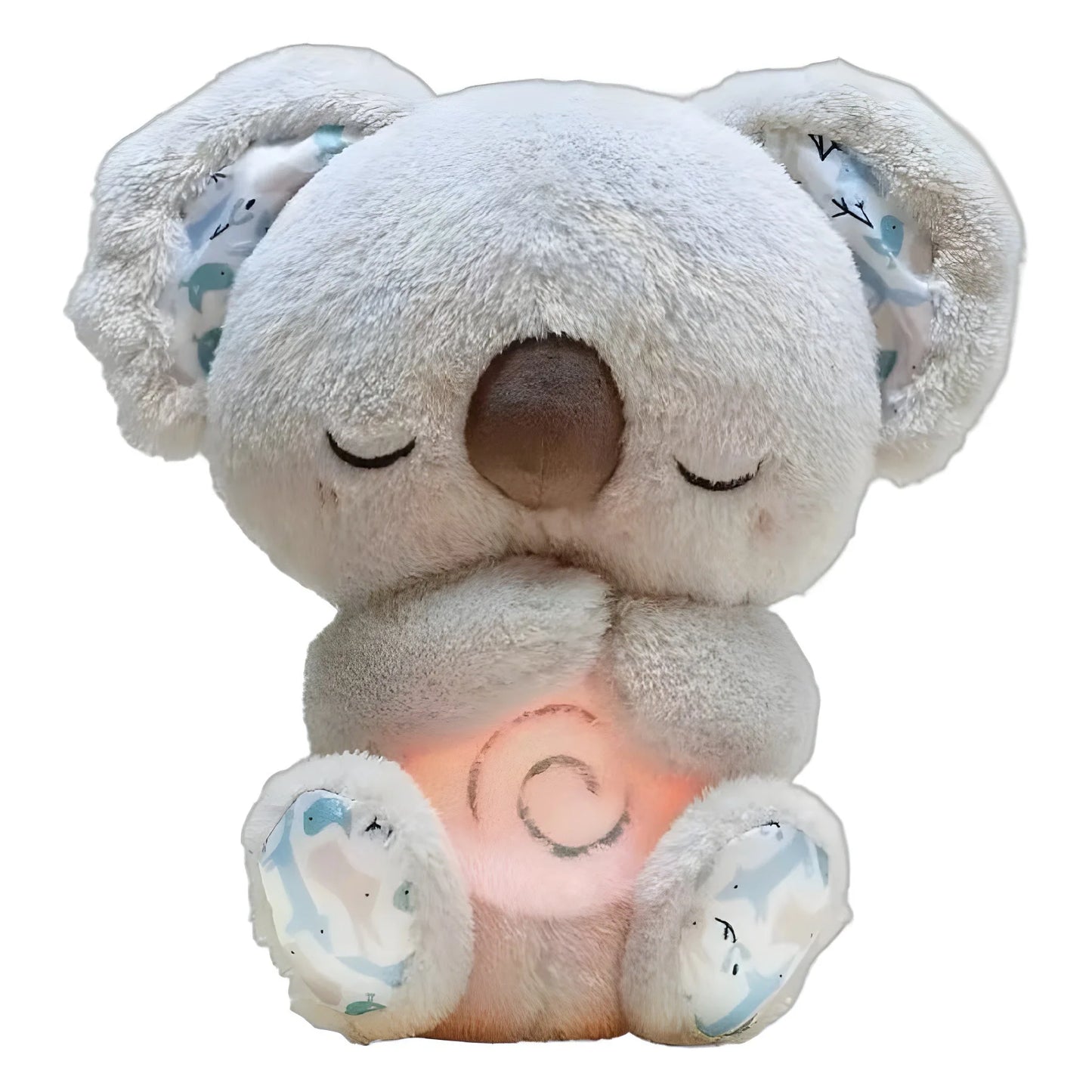 *Cuddly Koala Plush Sleep Aid with Soft Glow Night Light Calming Music and Simulated Breathing Comforting Bedtime Comfort Toys Beauty World Shop