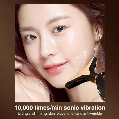 Microcurrent Facial Massager – Lift & Firm Skin, Reduce Wrinkles Face, Neck & Eye Rejuvenation Beauty World Shop