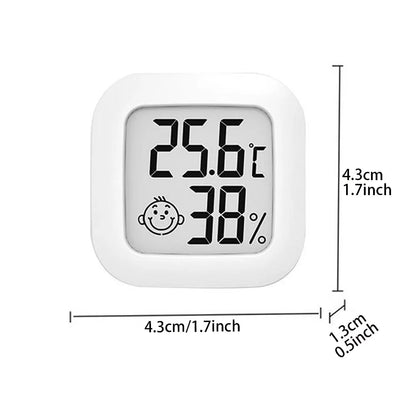 Digital Thermometer Hygrometer Indoor Room Temperature LCD Electronic Humidity Meter Sensor Gauge Weather Station For Home Beauty World Shop