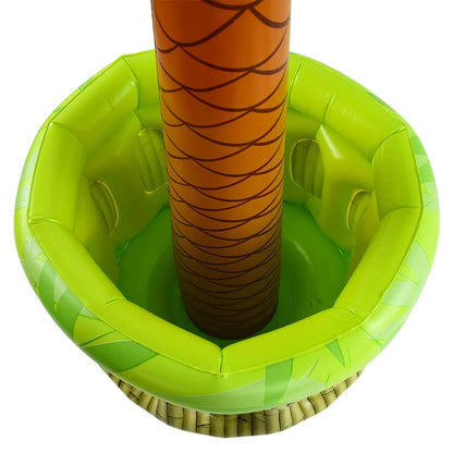 Inflatable Palm Tree Ice Bucket Bear Cooler Drink Holder Hawaiian Birthday Decoration Summer Beach Pool Party Supplies Balloon Beauty World Shop