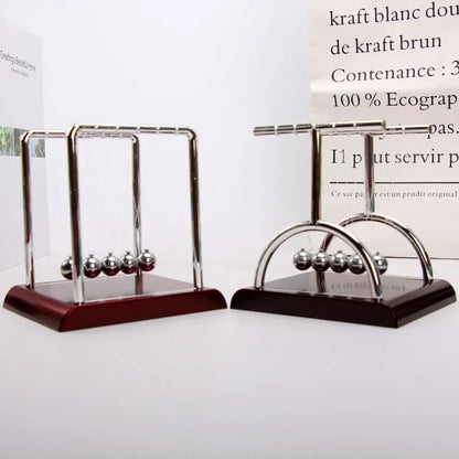 Newton Cradle Balance Steel Balls Perpetual Motion Collision Ball School Teaching Physics Science Pendulum Toy Home Decoration Beauty World Shop