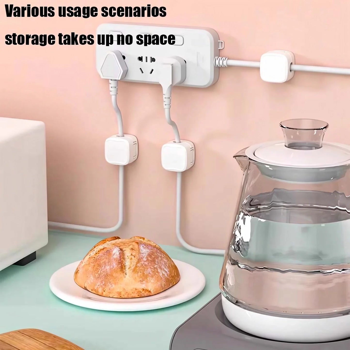 10Pcs Magnetic Cable Holder Self Adhesive Cord Clip Smooth Pulling Charging Cable Keeper Wire Clip for Car/Home/Office Beauty Trend Shop