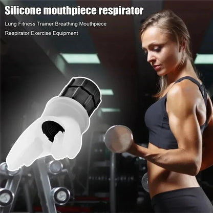 Silicone Respiratory Trainer Lung Ventilator Fitness Equipment High-altitude Respiratory Training Tools for Exercise Beauty World Shop