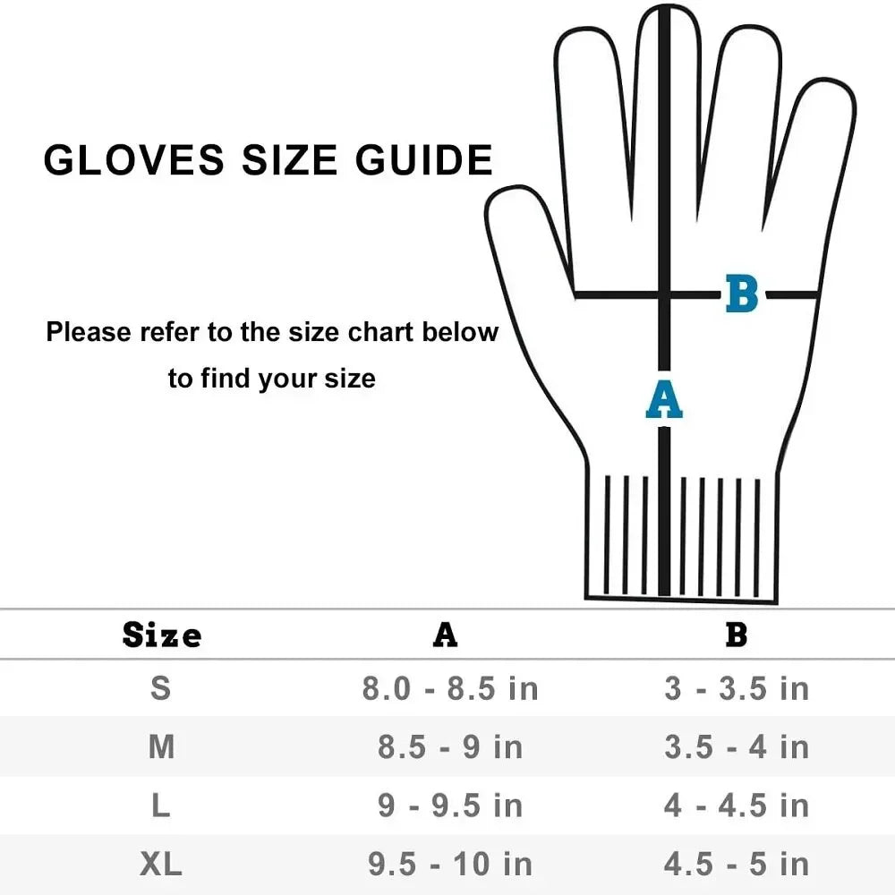 Grade 5 Cut-Resistant Kitchen Gloves – HPPE Protective Gloves for Glass Cutting, Scratch Resistance & Safety (Ideal for Gardener Beauty World Shop