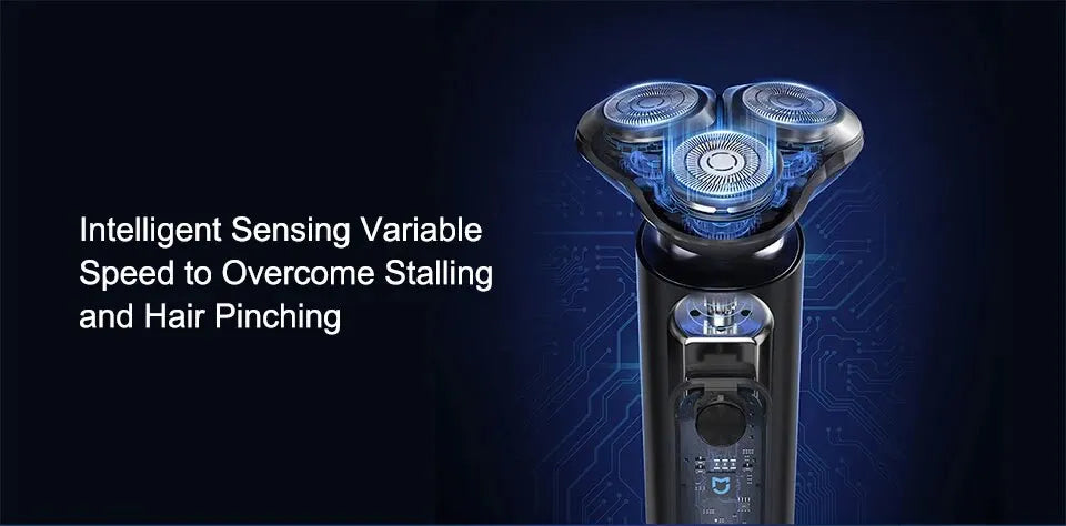 New XIAOMI MIJIA Men's Electric Shaver S301 Beard Trimmer Machine Shaving Portable Flex Razor IPX7 Washable Trimer Ceramic Blade