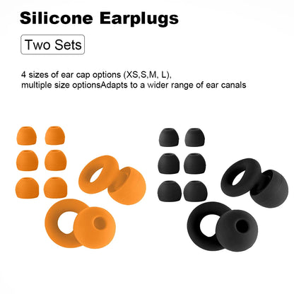 Silicone Earplugs for Swimming Sleep Noise Cancel Noise Reduction-Soundproof Reduce Disturbances -Quality loop Earplugs Beauty World Shop