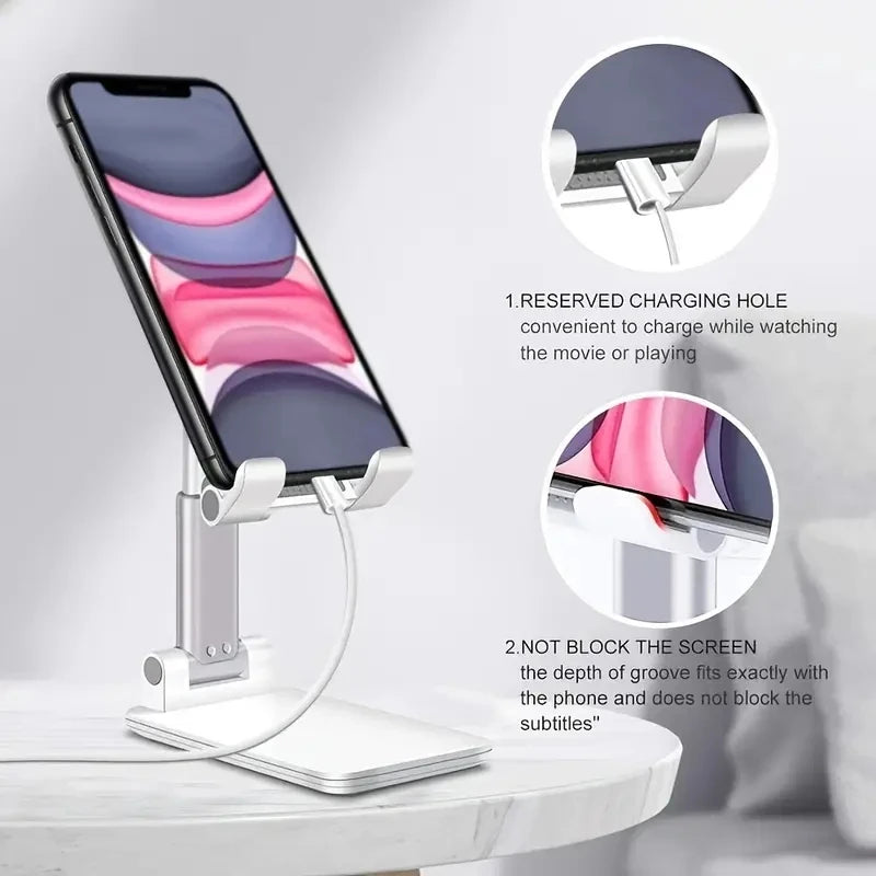 Desk Mobile Phone Holder Stand For IPhone IPad Xiaomi Adjustable Desktop Tablet Holder Universal Table Cell Phone Stand Beauty World Shop