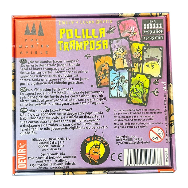 Mogel Motte Cheating Moth Card Game Devir-Game Moth Cheate /Royal Xiaoqiang Cheating Moth Beauty World Shop