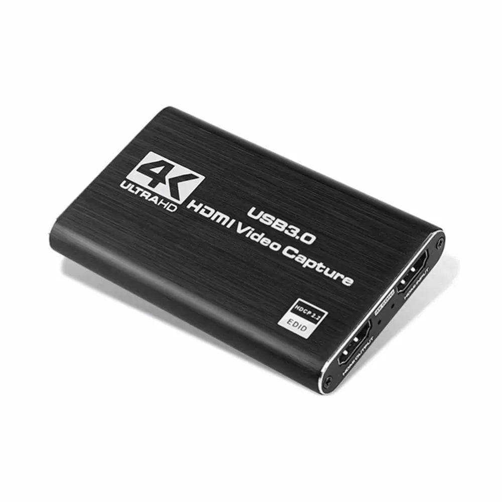 4k 1080p 60fps Hd Video Capture Card HdTV Camera Recording Box - Compatible With Usb 3.0pc Live Streaming Grabber Recorder Beauty World Shop