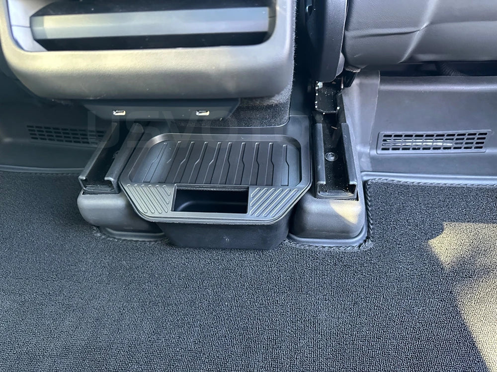 Rear Seat Storage Box for Tesla Model Y Juniper 2025 2026 Organizer Center Console Bins Backseat Trash Can Garbage Accessories Beauty World Shop