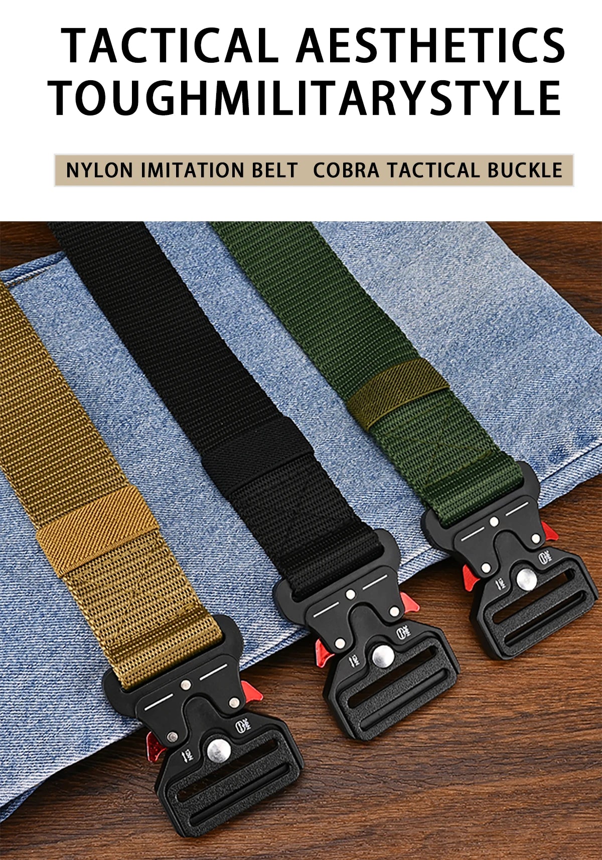 Men's Belt Outdoor Multi Function Belt High Quality Canvas For Nylon Male Luxury Belts Women's Sports Jeans Belt Neutral Belts Beauty World Shop