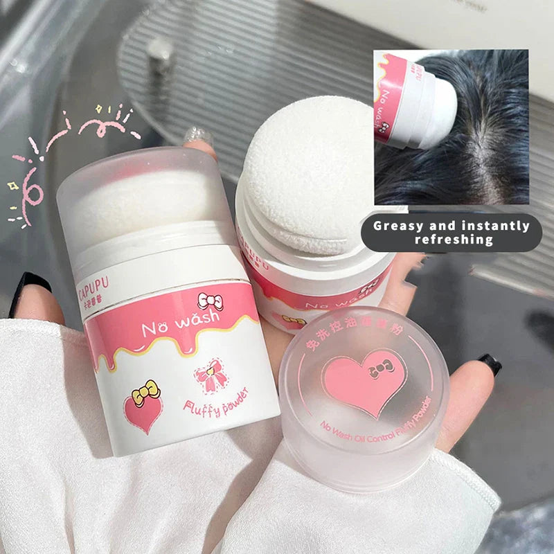 Hair mark powder cosmetic filling reissue artifact fluffy powder lazy powder powder control oil non-washing powder girl Beauty Trend Shop