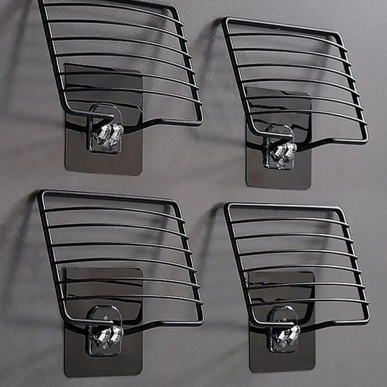 1pc-Stainless steel soap rack, wall mounted soap rack, drainage soap tray, simple soap storage rack in home bathroom Beauty World Shop