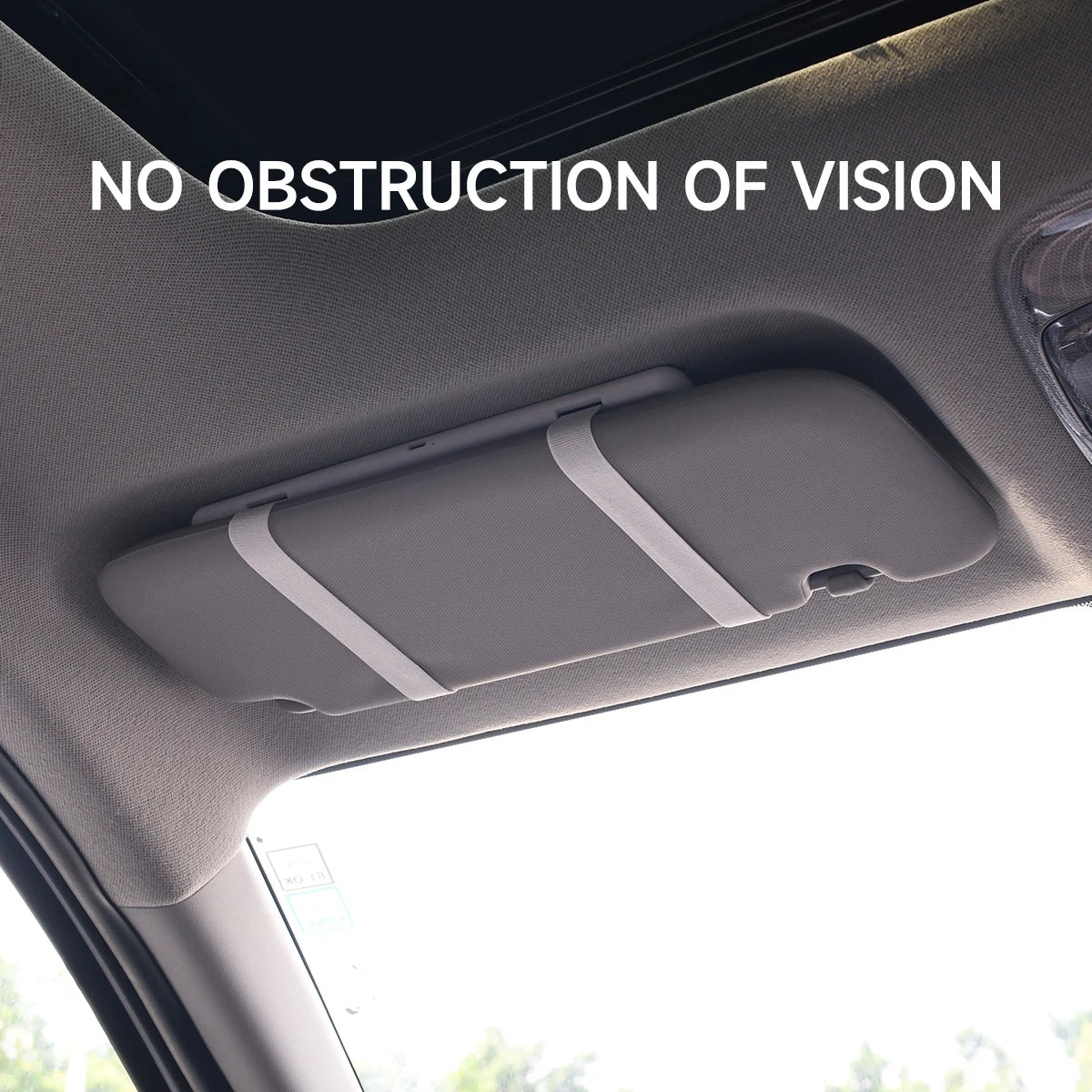 Fccemc Car Sun Visor Makeup Mirror LED Touch Screen Adjustable Brightness Auto Interior Makeup HD Mirror Charging Vanity Mirror Beauty World Shop