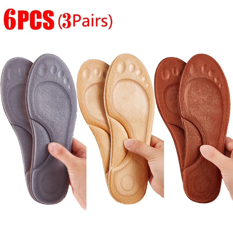 PU Feet Sole Soft Orthopedic Sport Insoles for Breathable Shock Absorption Running Shoes Pad for Men Women Arch Support Insole Beauty World Shop
