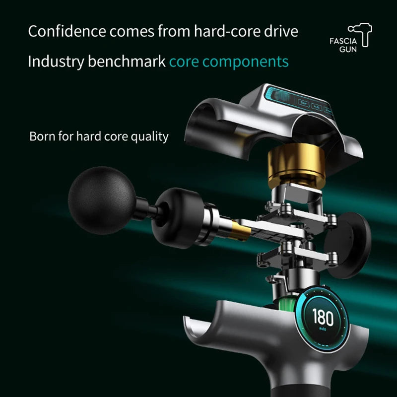 99 Speed Professional Muscle Massage Gun Massager Massager for Neck and Back Massage Instrument Dropshipping Fitness Equipment Beauty World Shop