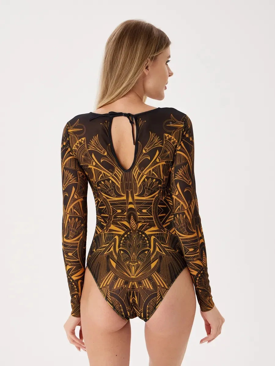 New High Waist Sexy Swimsuit Women Summer Bathing Suit Bikini Set Long Sleeve Swimwear Women Beach Swimming Suit For Female Beauty World Shop
