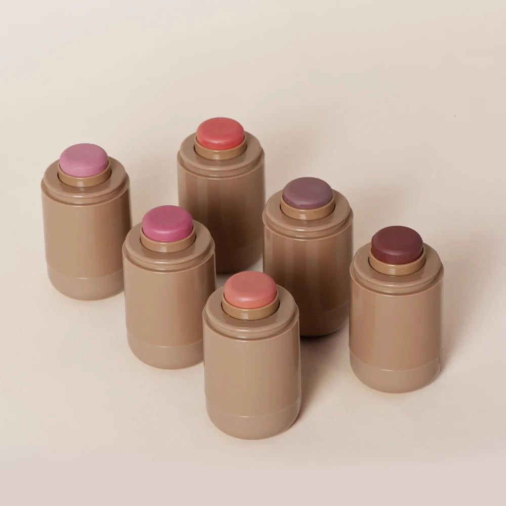 3-in-1Blush Stick Lasting Brightens Facial Cheek Stick Moisturizing Flash Lip Gloss Makeup Lip Gloss Face Rouge Beauty World Shop