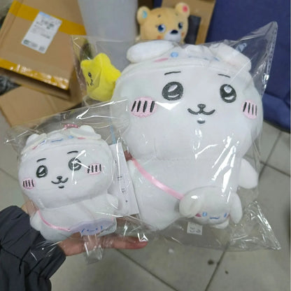 Self-deprecating Bear Chiikawa Sanrioi hachiware Plush Toy Co-branded Doll Pendant Cute Jiyi Xiaohachi Usaki Bedroom Ornaments Beauty World Shop