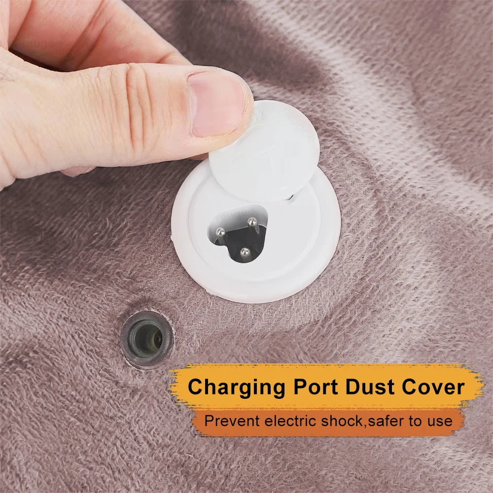 Electric Hot Water Bag Winter Portable Soft Electric Hand Warmer Rechargeable Reusable Explosion-Proof Warming Hand Pillow Beauty World Shop