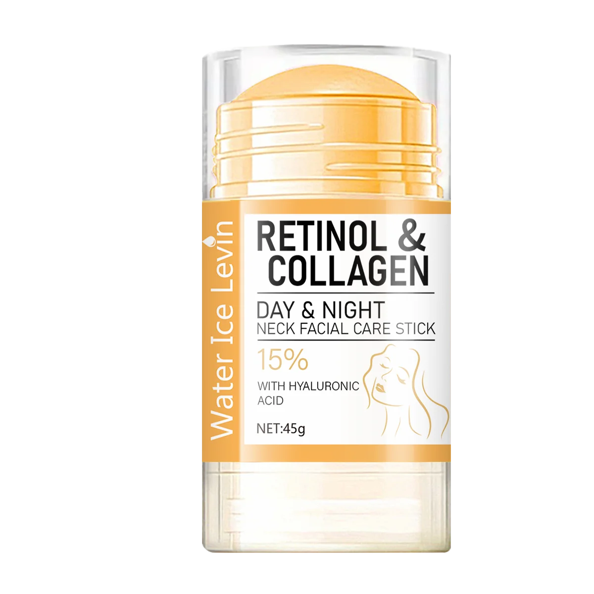 Retinol and Collagen Facial Neck Cream, Lifting Neck, Firming and Moisturizing Skin, Powerful Moisturizing Neck and Facial Skin, Brightening Neck Texture Beauty World Shop