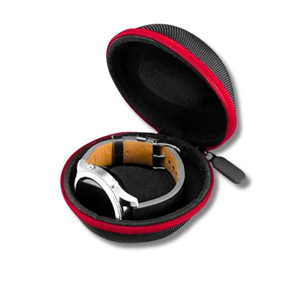 Portable EVA Single Watch Travel Case Watch Storage Organizer Box Watch Holder Waterproof for Smartwatches Zippered Container Beauty World Shop