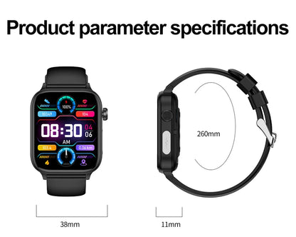 2025 New 24-Hour Health Monitoring Smart Watch Men Uric Acid Blood Lipids Heart Rate Bluetooth Call Smartwatch Women Beauty World Shop