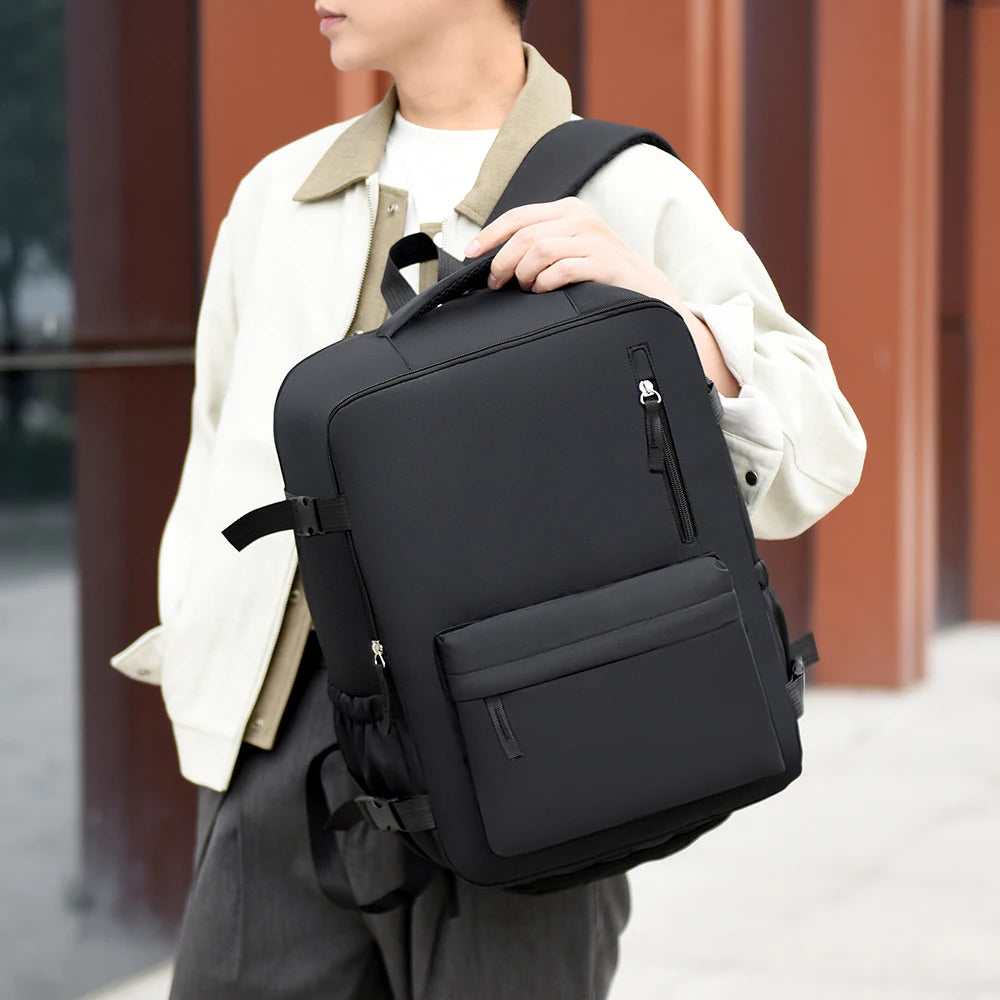 2-Piece 40×30×20cm 180 °   Full Opening Backpack Set, Large Carry-On with Tote Bag for Travel, Business, School & Daily Commuting Beauty World Shop