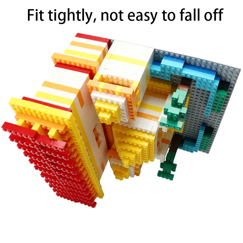 300/1000 DIY creative building blocks bulk set Urban Classic building blocks Assembled birthday gift children's educational toys Beauty Fashion