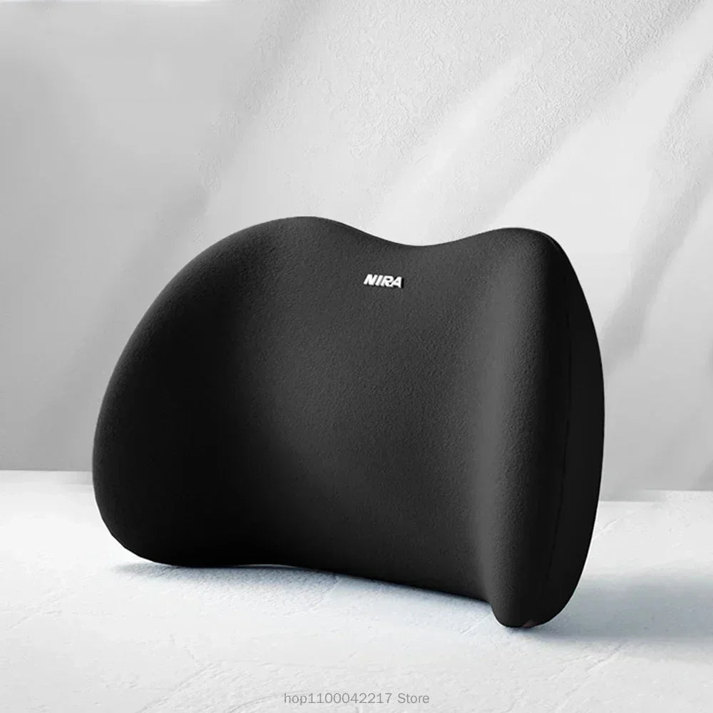Ergonomic memory foam car seat cushion - suitable for all seasons comfort car headrest - lumbar cushion or headrest or set Beauty World Shop