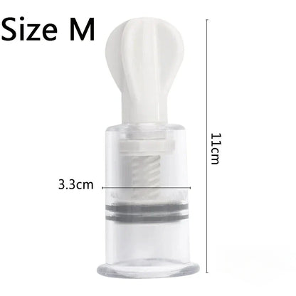 Vacuum Suction Cupping Cup Nipple Enhancer Massage Vacuum Cans Plastic Enlarger Suction Enlarger Body Breast Massager Cups Beauty Trend Shop