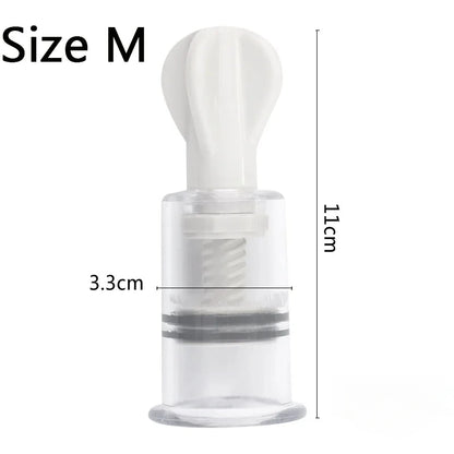 Vacuum Suction Cupping Cup Nipple Enhancer Massage Vacuum Cans Plastic Enlarger Suction Enlarger Body Breast Massager Cups Beauty World Shop