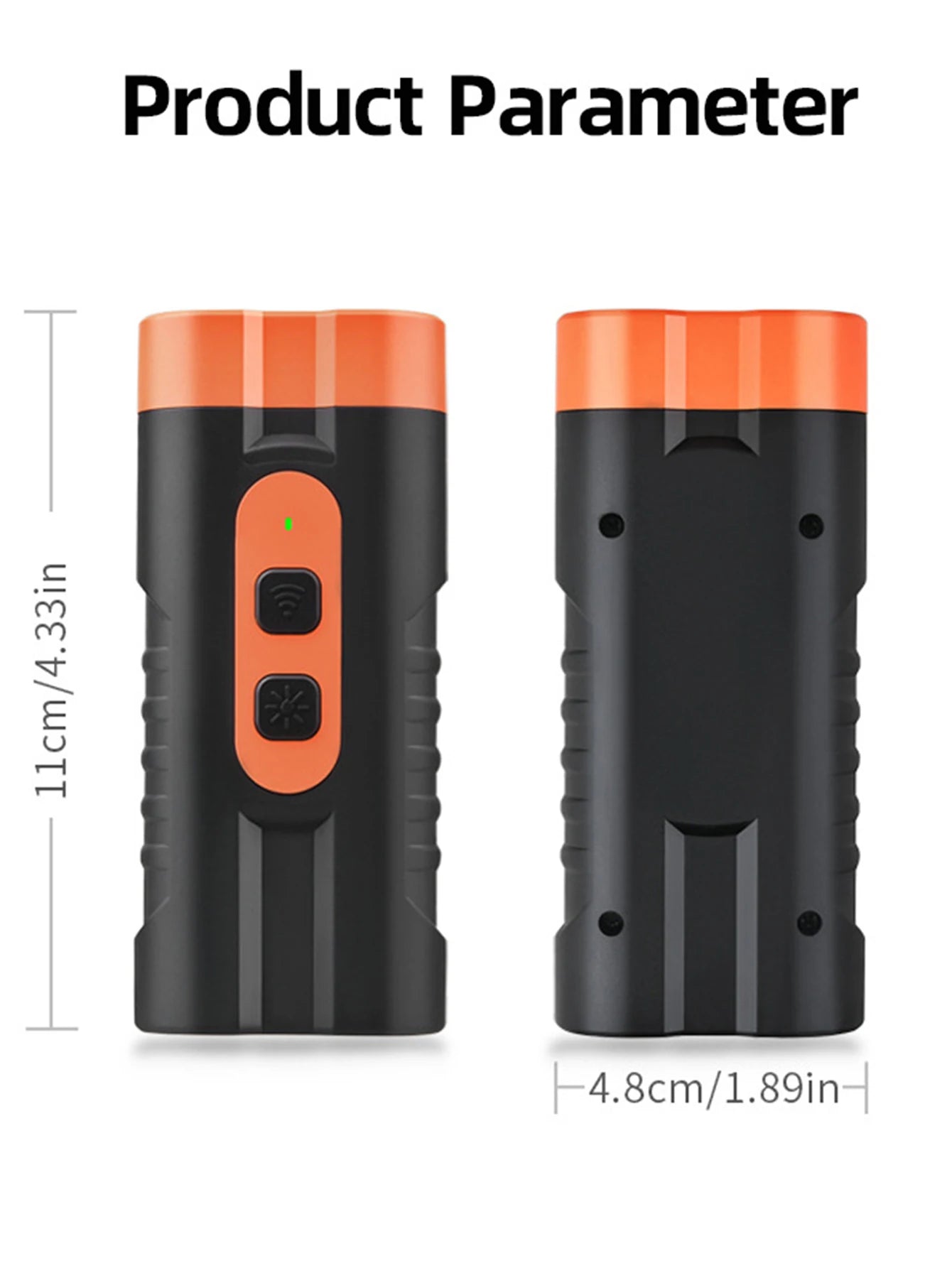 2025 Dual Head Ultrasonic Dog Repeller USB Rechargeable Dog Training Device High-Power Anti Bark Device with LED Flashlight Beauty World Shop