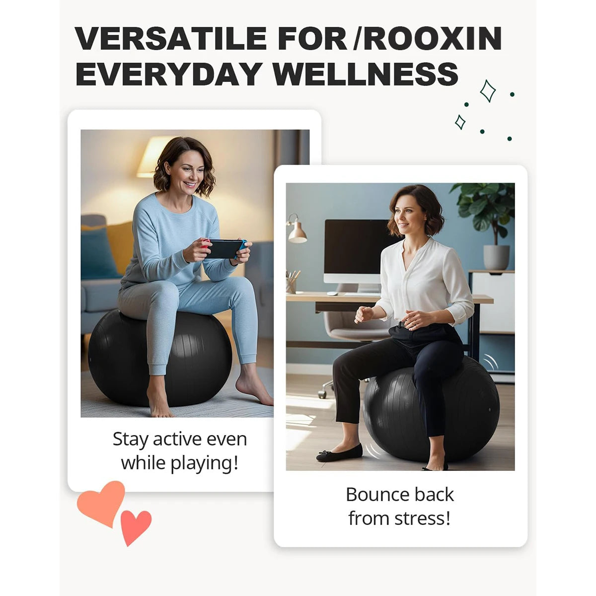 Yoga Ball Balance Ball Pilates Accessories Home Fitness Equipment Pregnant Women Rehabilitation Exercise Yoga Ball 55/65/75/85cm Beauty World Shop