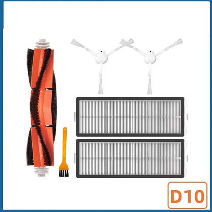 Accessories Dreame Bot D10 Plus RLS3D Robot Vacuum Cleaner Hepa Filter Mop Main Side Brush Dust Bag Replacement Parts