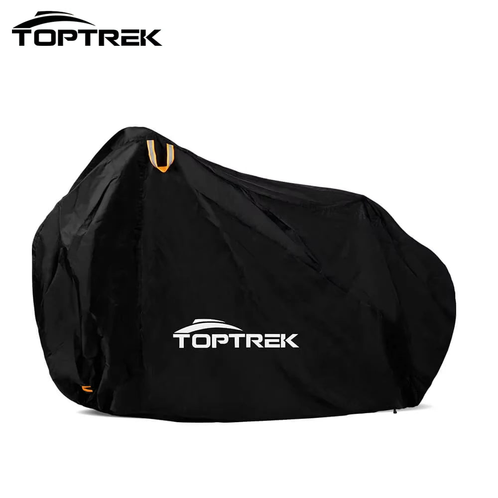 Toptrek Bike Cover Outdoor Storage Waterproof Anti-UV 210D Oxford High Quality Covers for Bicycles Rain Snow Dust Protective Beauty World Shop