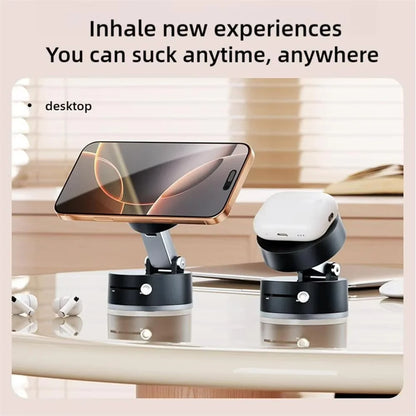 Foldable Phone Stand Strong Magnetic Car Phone Holder Dashboard Phone Holder 360° Rotating Vacuum Suction Cup GPS Bracket in Car Beauty World Shop