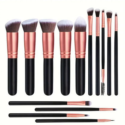 NEW 14PCS Makeup Brushes Set  Soft Fluffy Foundation Blush Powder Eyeshadow Blending Female Cosmetics Beauty Tool Christmas gift Beauty World Shop
