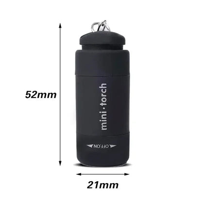 Led micro pocket flashlight portable USB rechargeable keychain flashlight waterproof home Outdoor Hiking Camping flashlight Beauty World Shop