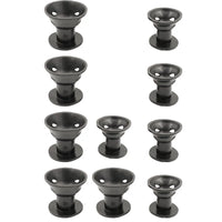 10Pcs Black(5S-5L)