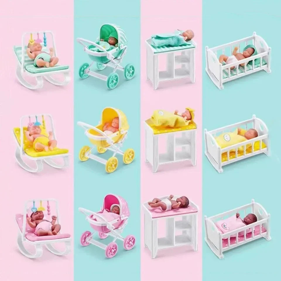 Zuru 5 Surprise Mini Brands Toys My Mini Baby Surprise Doll Cute Gift Miniature Toy Decoration Birthday Gift for Kids Toys Beauty World Shop