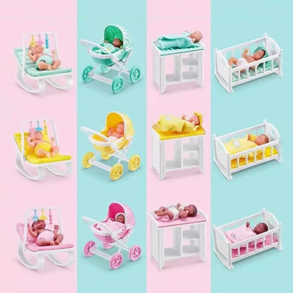 Zuru 5 Surprise Mini Brands Toys My Mini Baby Surprise Doll Cute Gift Miniature Toy Decoration Birthday Gift for Kids Toys Beauty World Shop
