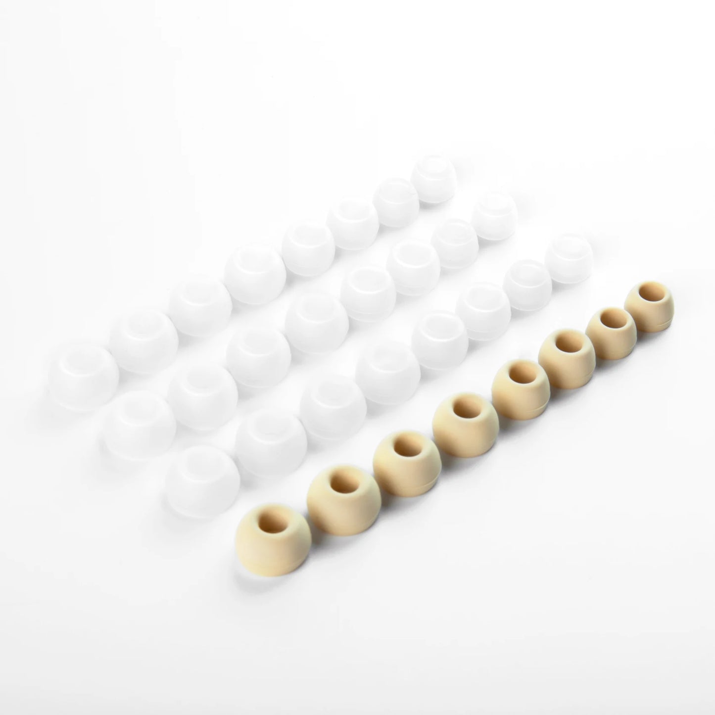 1/16 Pairs(S/M/L/XS) Soft Silicone Replacement Eartips Coffee Clear Earbuds Replacement Ear Pads For KS1 KZ BL03 Earphone New